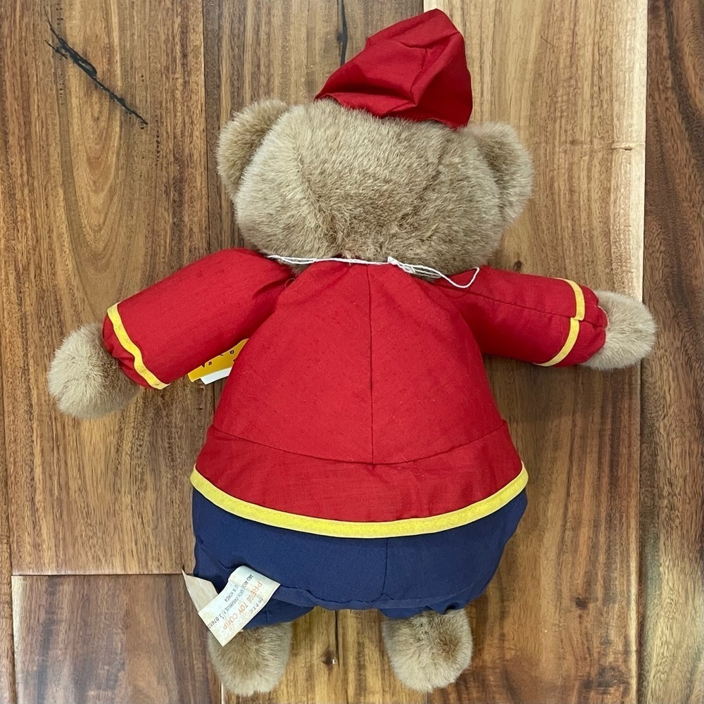 Vintage 1989 Prestige Toy Corp Toy Soldier Teddy Bear Plush 12” With Tags. - Picture 7 of 16